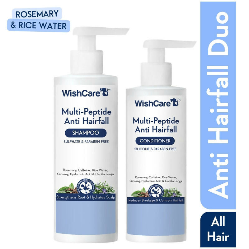 Wishcare Multi Peptide Anti Hairfall Shampoo + Conditioner Combo  Grab2Buy Wishcare Grab2Buy