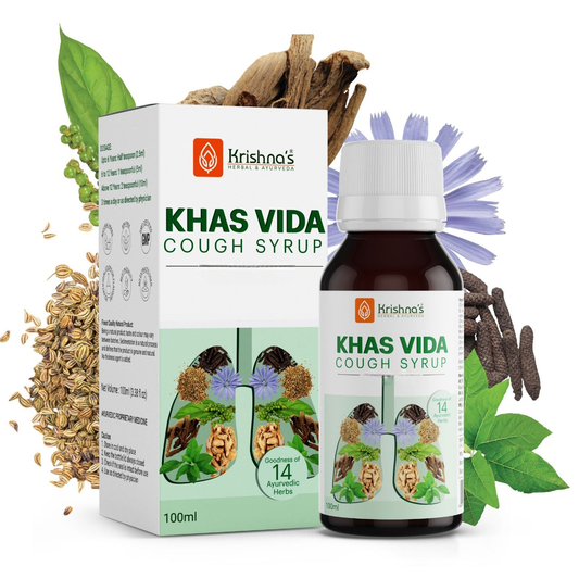 Krishna'S Herbal & Ayurveda Khas Vida Cough Syrup 