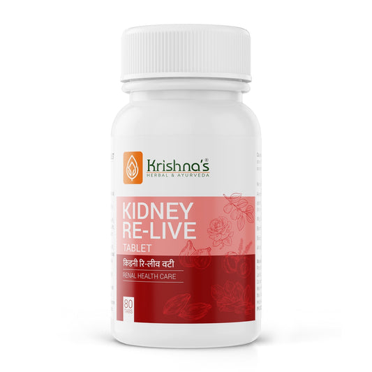 Krishna'S Herbal & Ayurveda Kidney Re-Live Tablets 