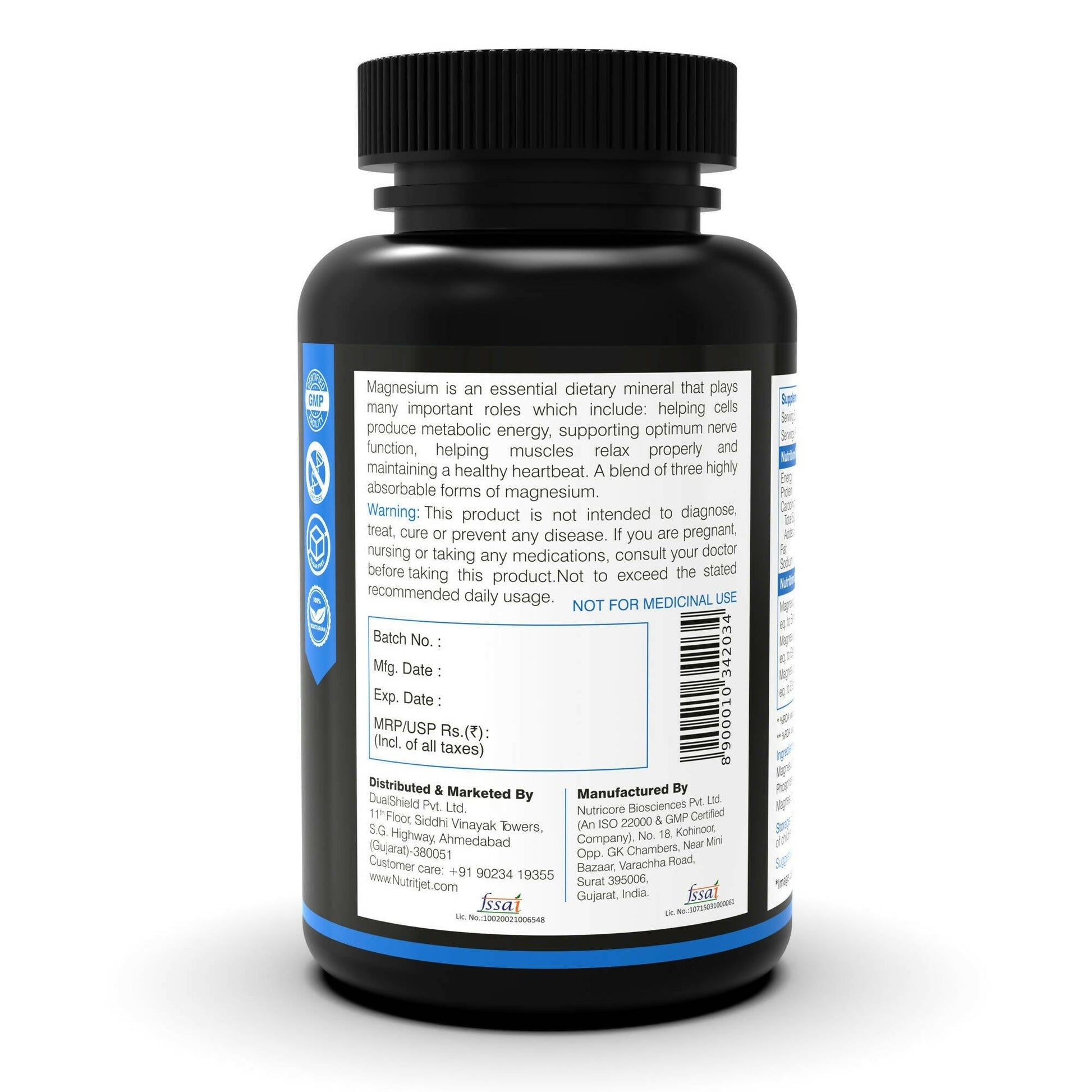 NutritJet Magnesium Complex Tablets 