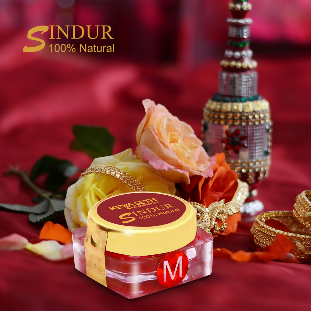 Keya Seth Aromatherapy 100% Natural Maroon Sindoor Powder 