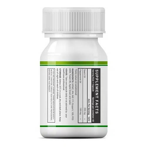 Inlife Neem Oil Peppermint Oil Capsules 