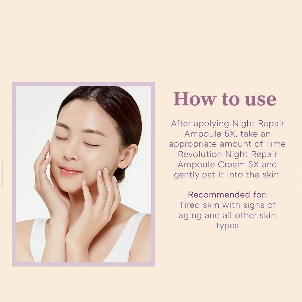 Missha Time Revolution Night Repair Ampoule Cream 5x  Grab2Buy Missha Grab2Buy