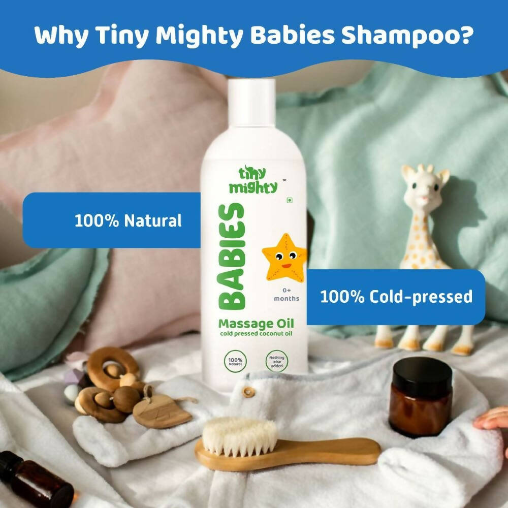 Tiny Mighty Baby Shampoo And Massage Oil Combo  Grab2Buy Tiny Mighty Grab2Buy
