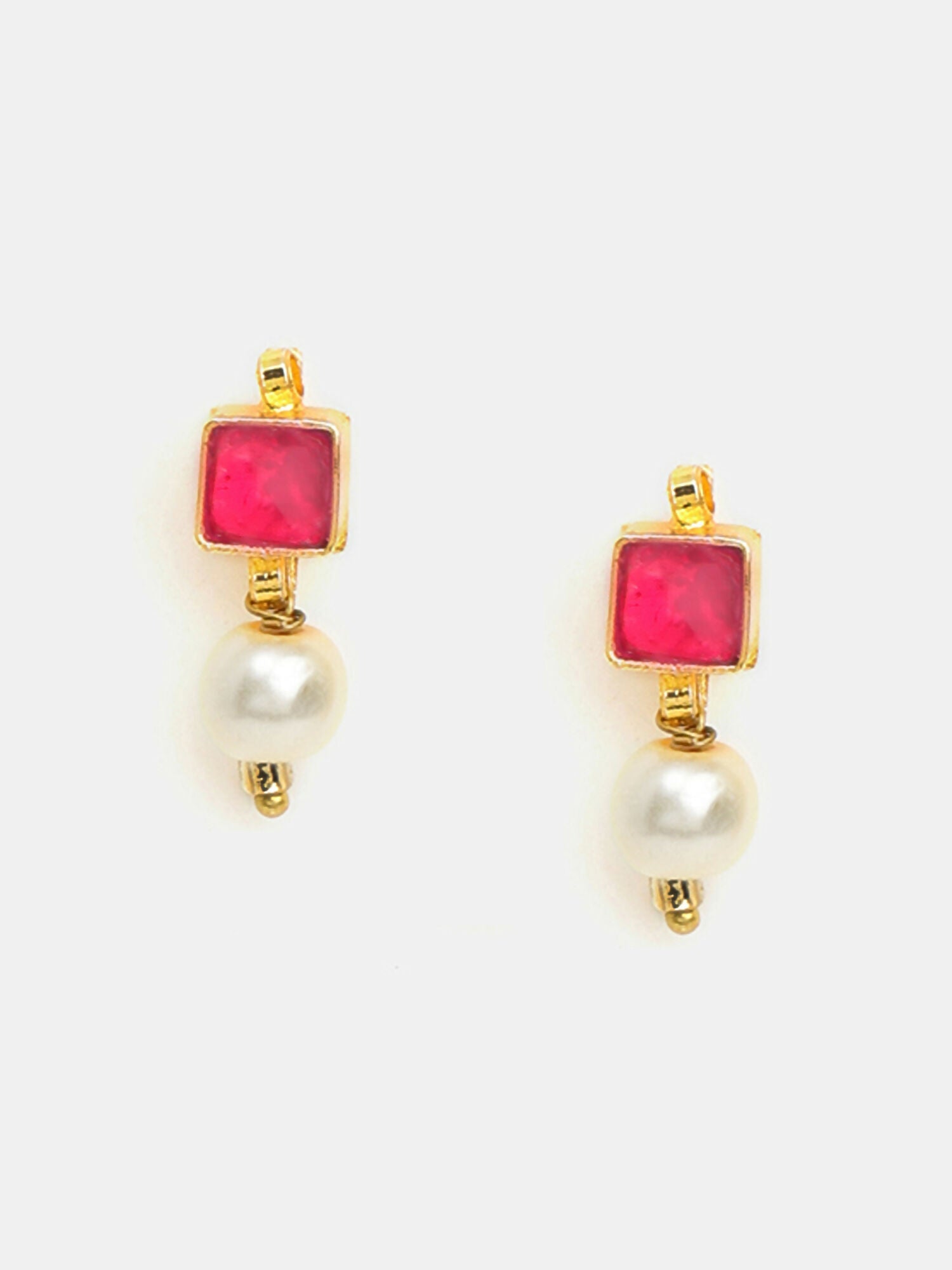 Ruby Raang Garnet Glamour Earrings