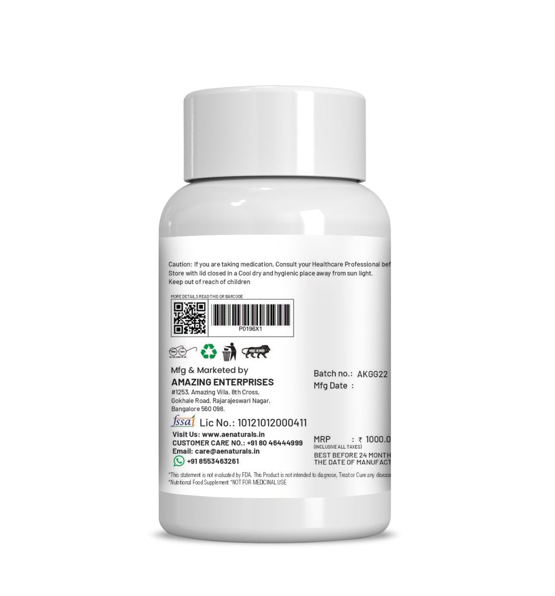 Ae Naturals Korien Ginseng Capsules - Grab2buy