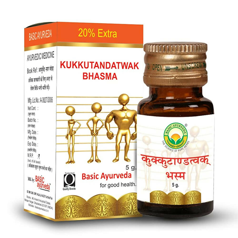 Basic Ayurveda Kukkutandatwak Bhasma 