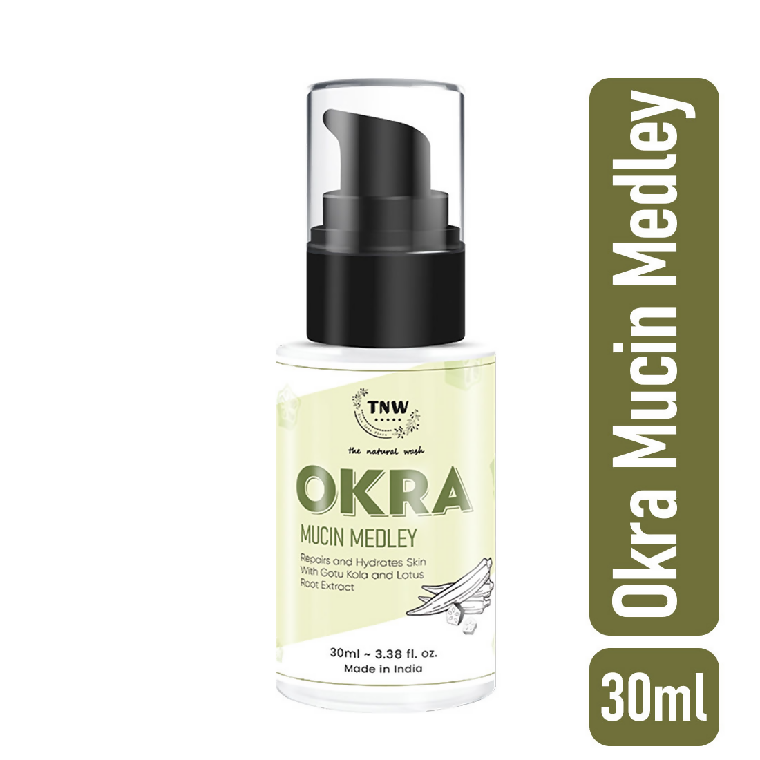 The Natural Wash Okra Mucin Serum For Long-Lasting Long-Lasting Moisturized Skin  Grab2Buy The Natural Wash Grab2Buy