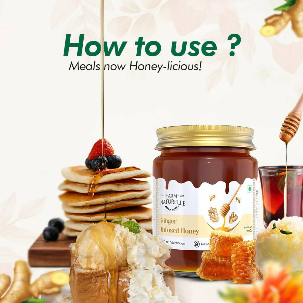 Farm Naturelle Ginger Infused Honey - Grab2buy
