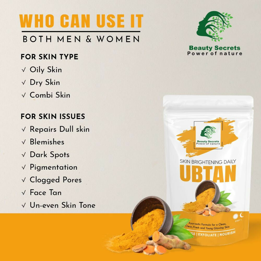 Beauty Secrets Skin Brightening Ubtan for Face 