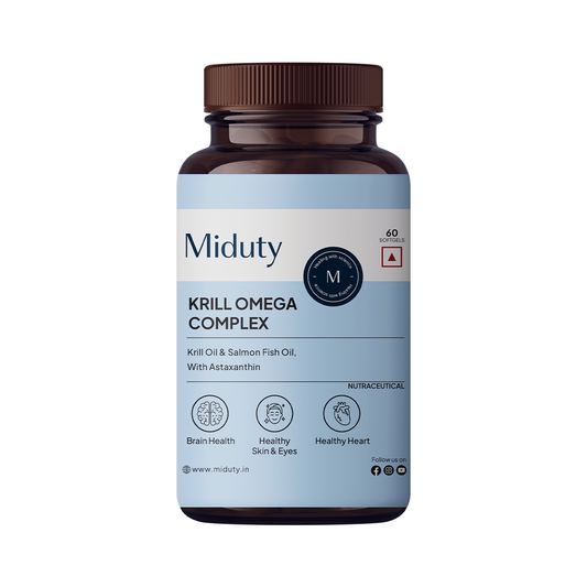 Miduty by Palak Notes Krill Omega Complex Softgels 