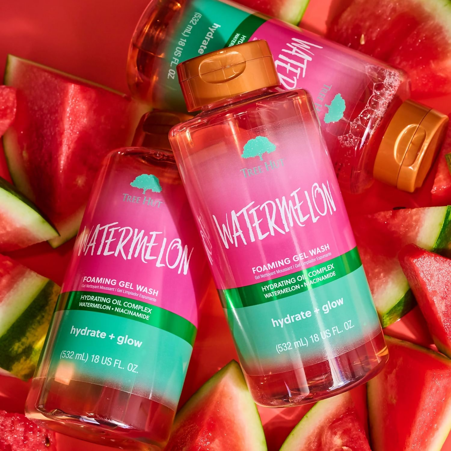Tree Hut Watermelon Nourishing, Moisturizing & Hydrating Foaming Gel  Grab2Buy Tree Hut Grab2Buy