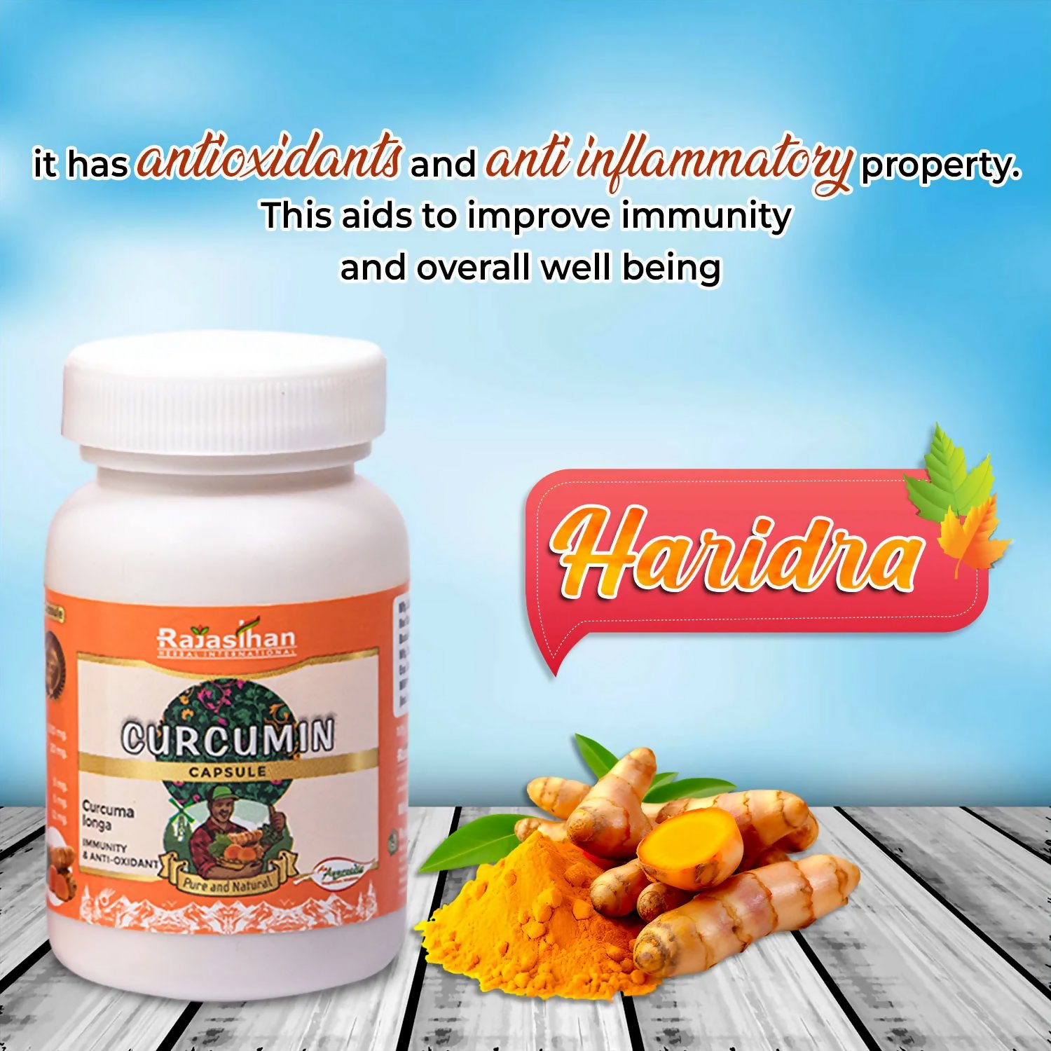 Rajasthan Herbals Curcumin Capsules 