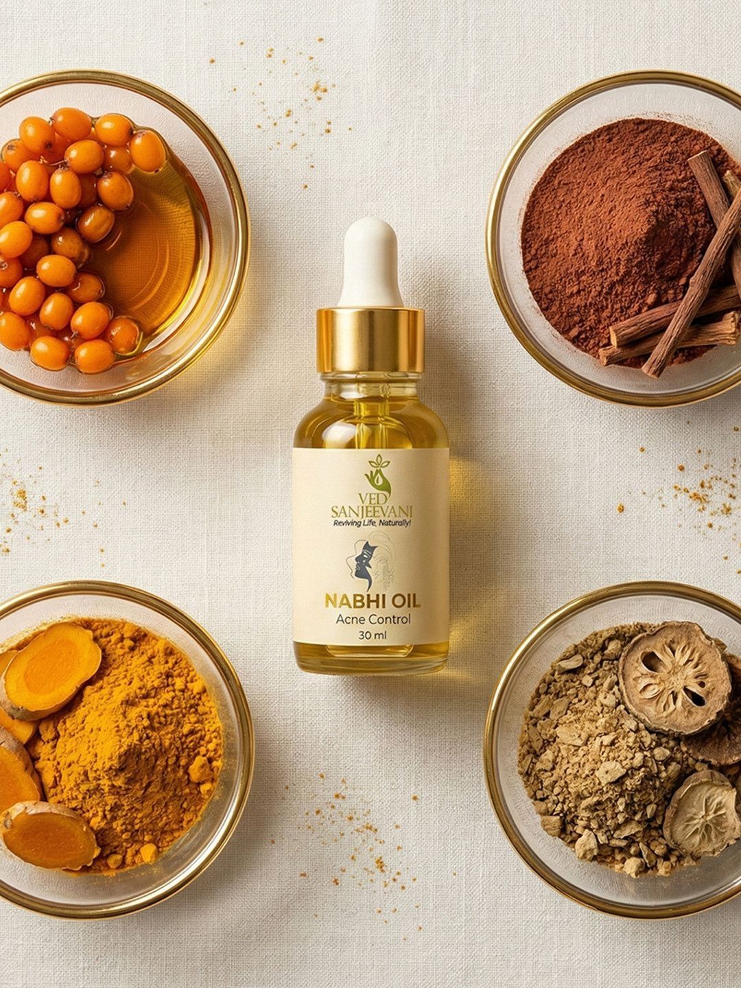 Ved Sanjeevani Acne Control Nabhi Oil  Grab2Buy Ved Sanjeevani Grab2Buy