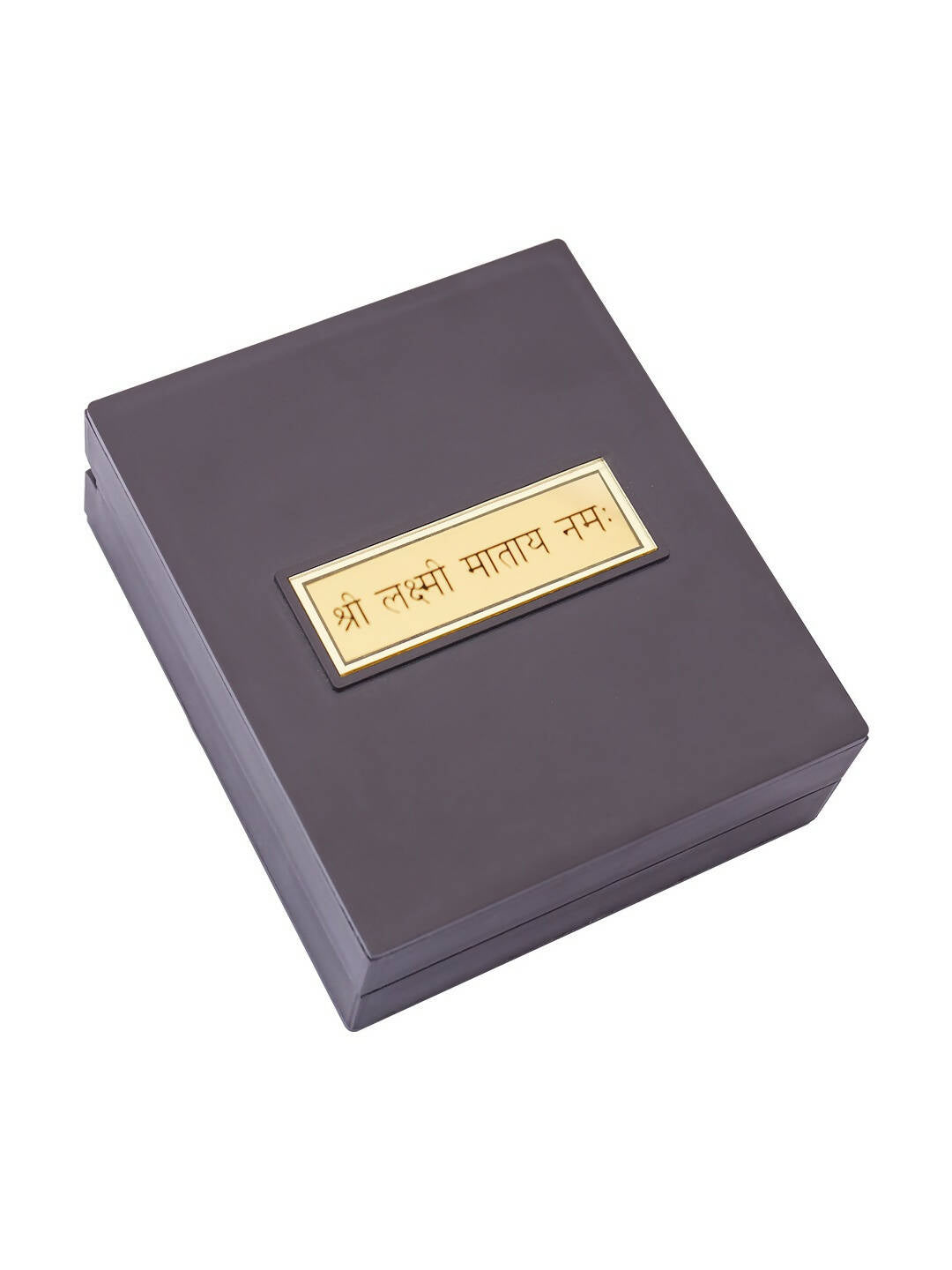 Golden Peacock Brown & 24 Ct Gold Foil Laxmi Ji Pooja Box - Distacart