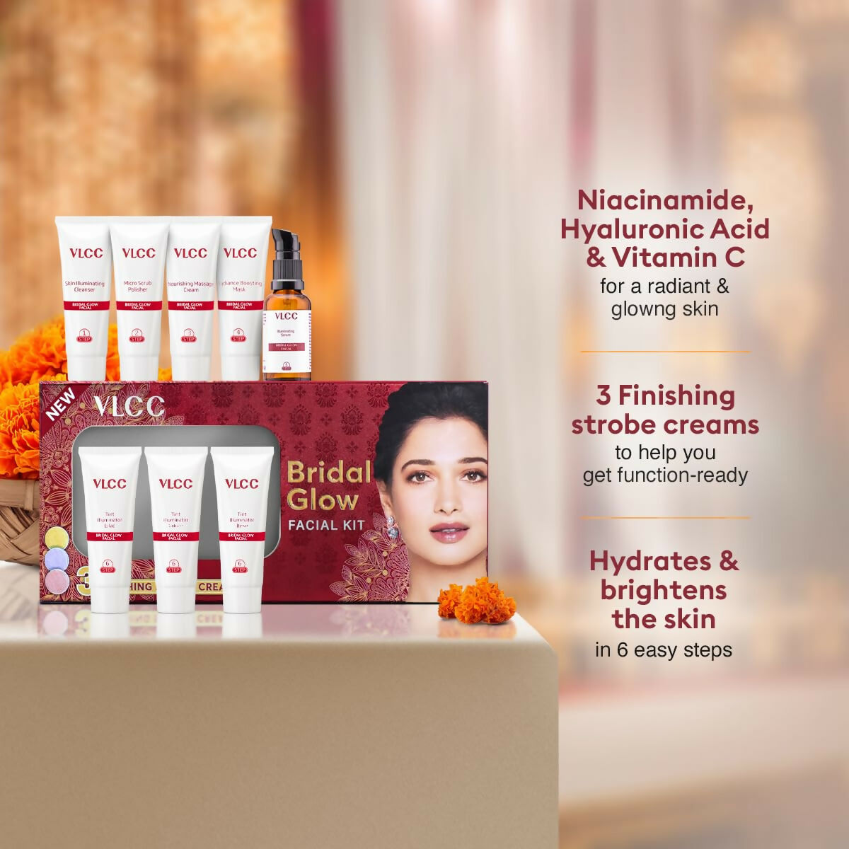 VLCC Bridal Glow Facial Kit for Special Glow For Your Special Moments  Grab2Buy VLCC Grab2Buy