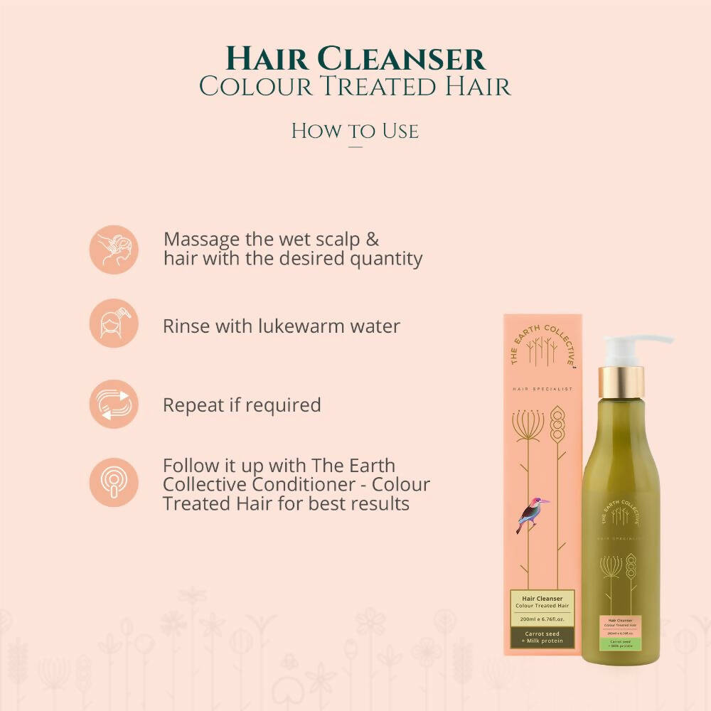 The Earth Collective Hair Cleanser - Color Treated Hair  Grab2Buy The Earth Collective Grab2Buy