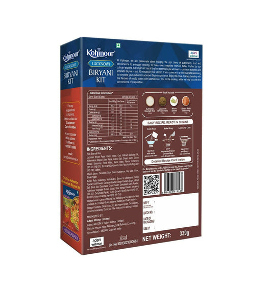 Kohinoor Authentic Lucknowi Basmati Biryani Kit - Grab2buy