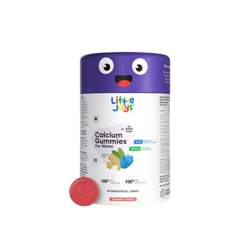 Little Joys Calcium Gummies Strawberry Flavor For Moms 