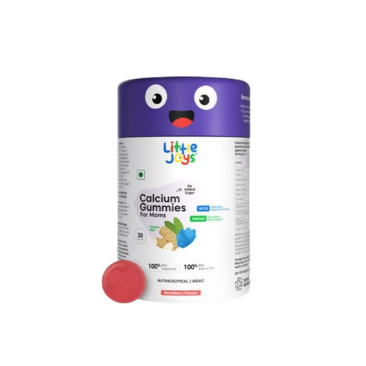 Little Joys Calcium Gummies Strawberry Flavor For Moms 