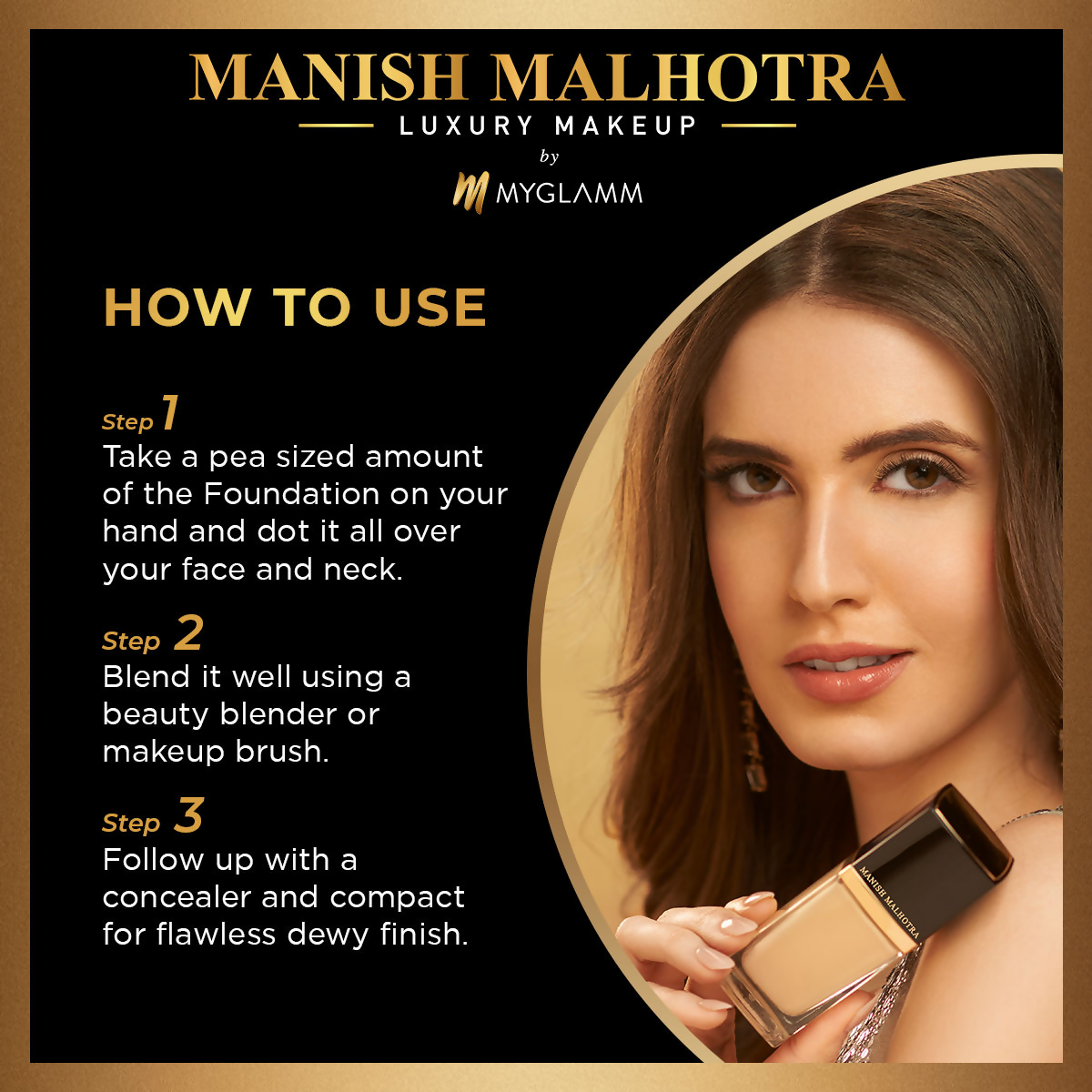 MyGlamm Manish Malhotra Beauty Skin Awakening Foundation - Neutral Beige