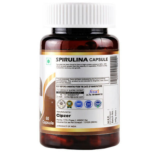 Cipzer Spirulina Capsules - Grab2buy