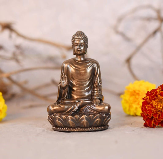 Collectible India Resin Lord Buddha Idol - Grab2buy