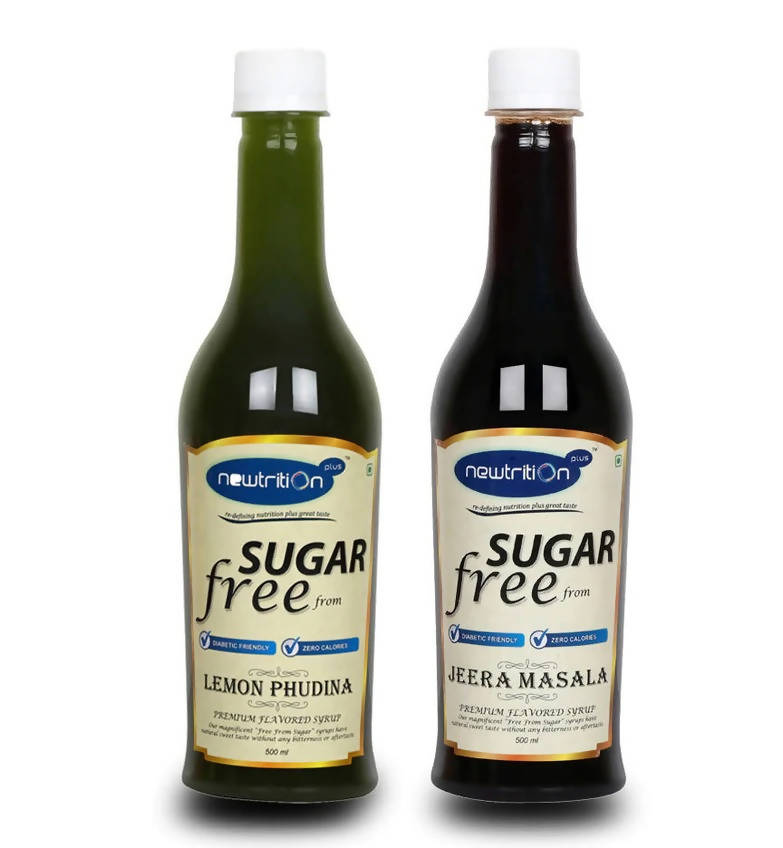 Newtrition Plus Sugar Free Jeera Masala & Lemon Phudina Syrup 