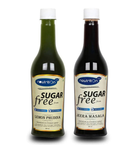 Newtrition Plus Sugar Free Jeera Masala & Lemon Phudina Syrup 