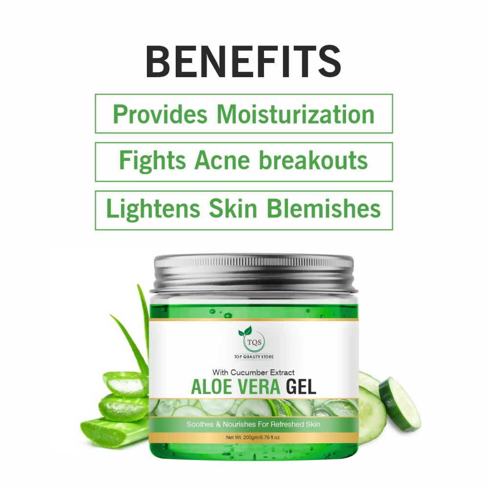 TQS Aloe Vera Gel With Cucumber Extract  Grab2Buy TQS Grab2Buy