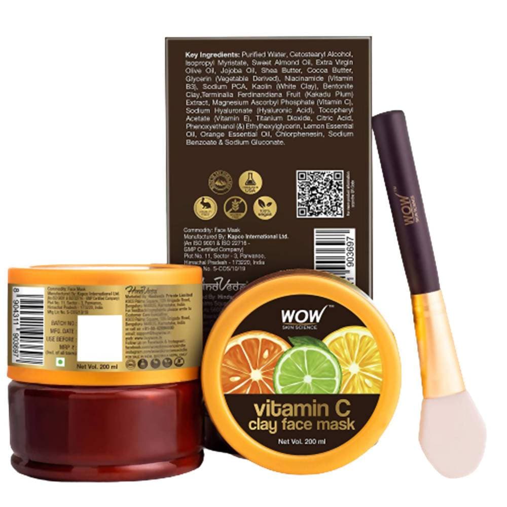 Wow Skin Science Vitamin C Glow Clay Face Mask  Grab2Buy Wow Skin Science Grab2Buy