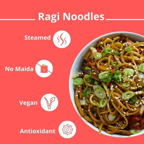 Healthy Master Ragi Millet Noodles - Healthy & Nutritious, 200 g 