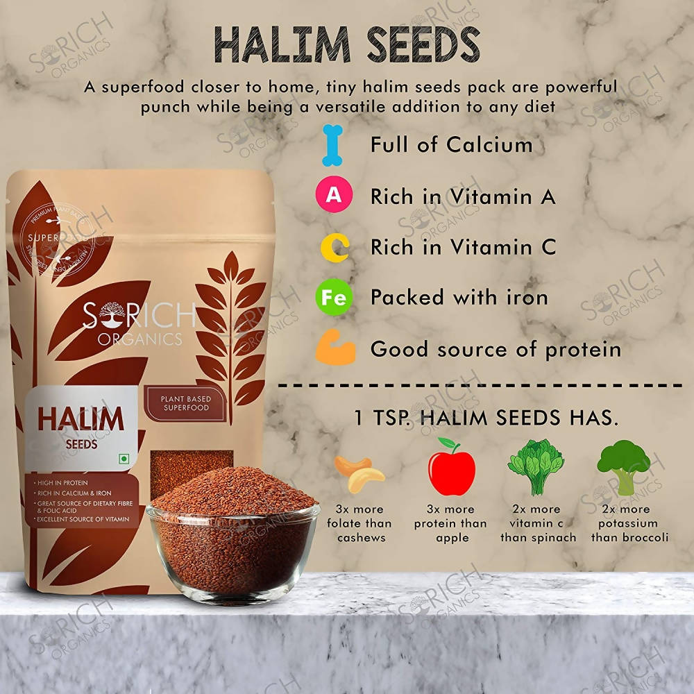 Sorich Organics Halim Seeds / Garden Cress Seeds 