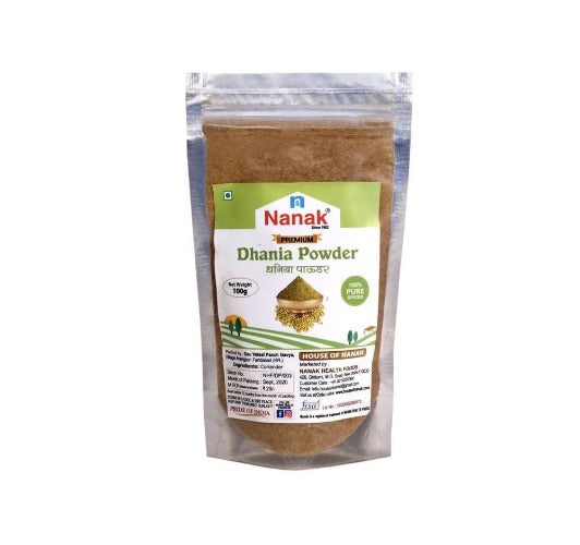 Nanak Premium Coriander (Dhania) Powder, 100 gm - Grab2buy