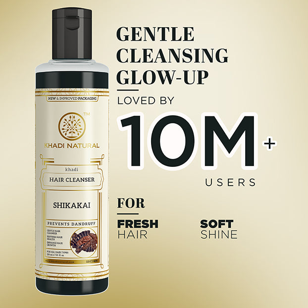 Khadi Natural Shikakai Hair Cleanser - 210ml 