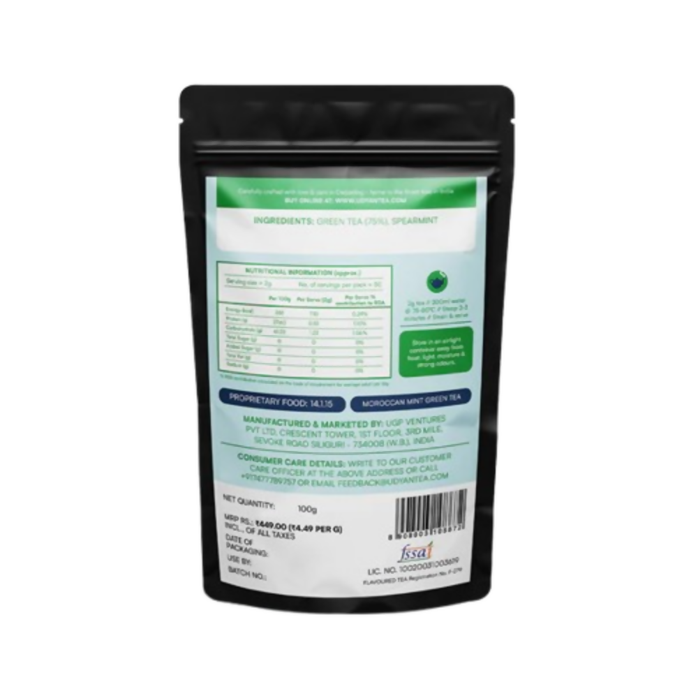 Udyan Tea Moroccan Mint Green Tea  Grab2Buy Udyan Tea Grab2Buy