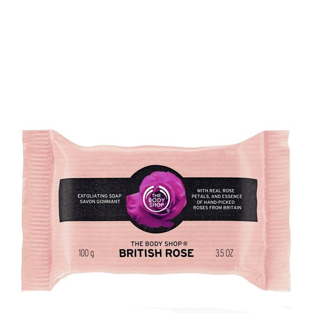 The Body Shop British Rose Exfoliating Soap  Grab2Buy The Body Shop Grab2Buy
