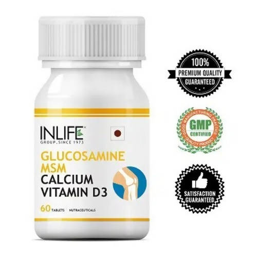 Inlife Glucosamine MSM Calcium Vitamin D3 Tablets 
