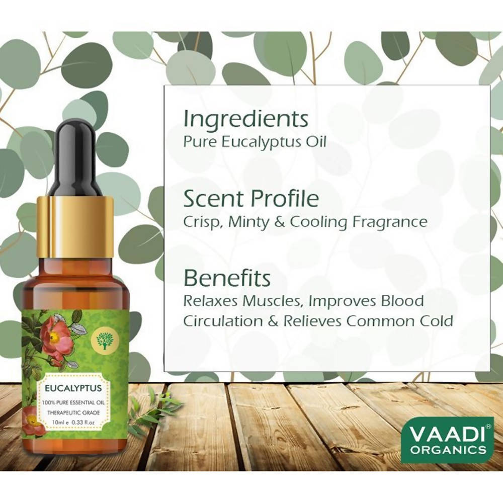 Vaadi Herbals Eucalyptus 100% Pure Essential Oil Therapeutic Grade  Grab2Buy Vaadi Herbals Grab2Buy