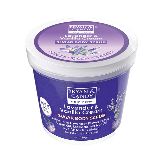 Bryan & Candy Lavender & Vanilla Cream Sugar Body Scrub  Grab2Buy Bryan & Candy Grab2Buy