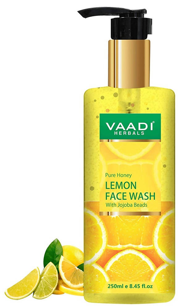 Vaadi Herbals Pure Honey Lemon Face Wash With Jojoba Beads  Grab2Buy Vaadi Herbals Grab2Buy