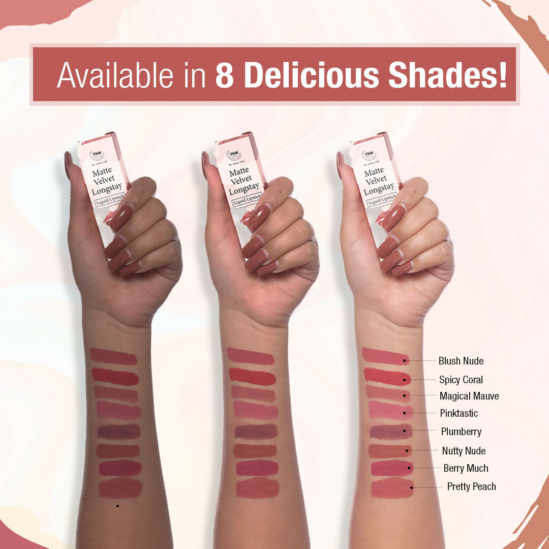 The Natural Wash Matte Velvet Longstay Liquid Lipstick - Pinktastic  Grab2Buy The Natural Wash Grab2Buy