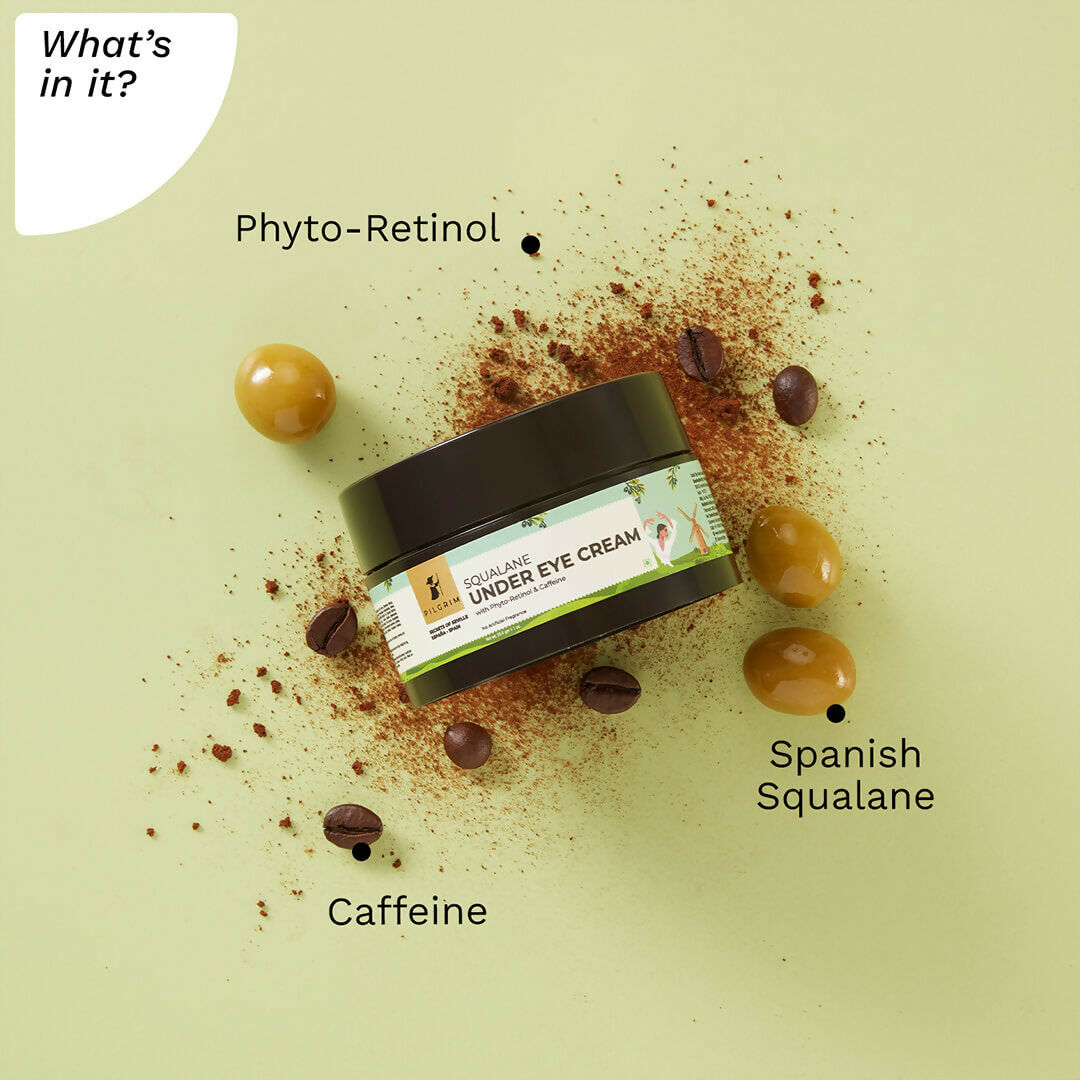 Pilgrim Under Eye Cream Rejuvenation Surge With Plant Alternative Retinol & Caffeine - Grab2buy