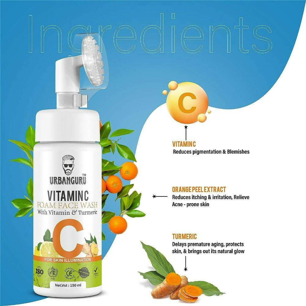 Urbanguru Men's Vitamin C Face Wash  Grab2Buy Urbanguru Grab2Buy