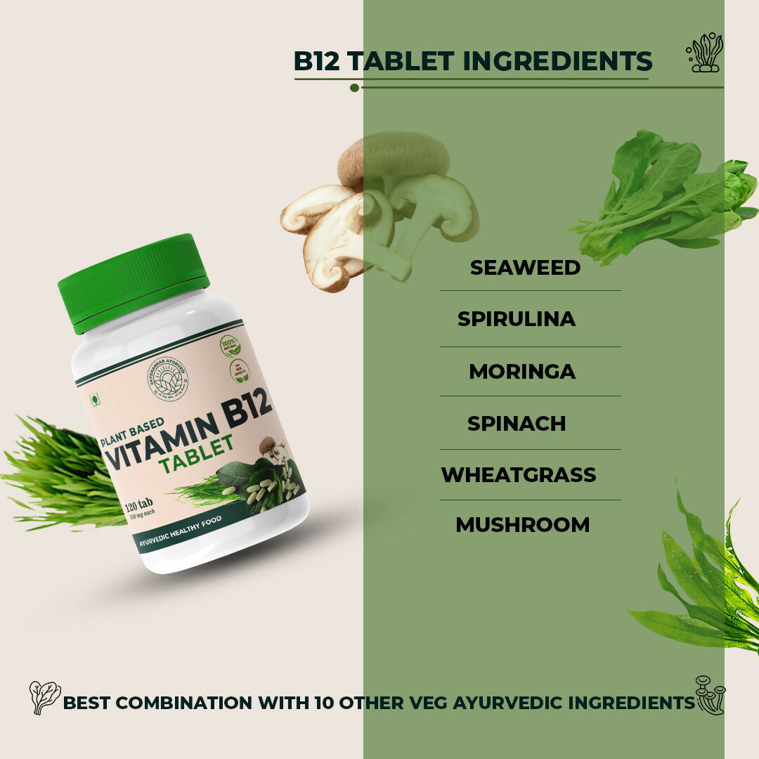 Jayshankar Ayurved Vitamin B12 Tablets 