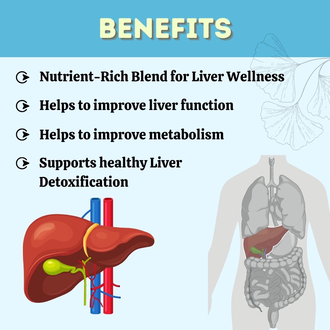 Herbal Hills Liv - First Liver Support Tablets 