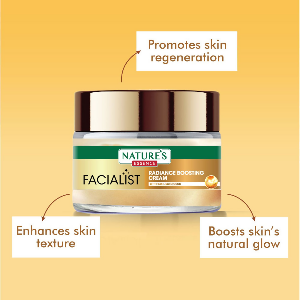 Nature's Essence Facialist Radiance Boosting Cream with 24K Liquid Gold 