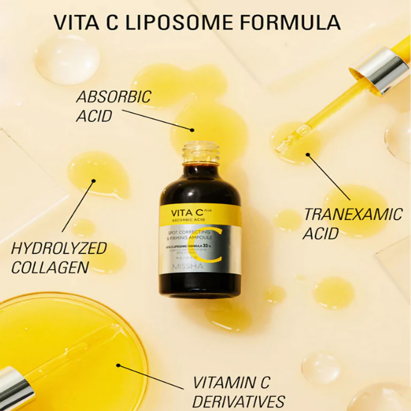 Missha Vita C Plus Spot Correcting & Firming Ampoule  Grab2Buy Missha Grab2Buy