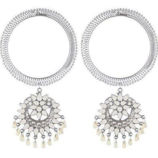 Stylish And Trendy White Color Bangles