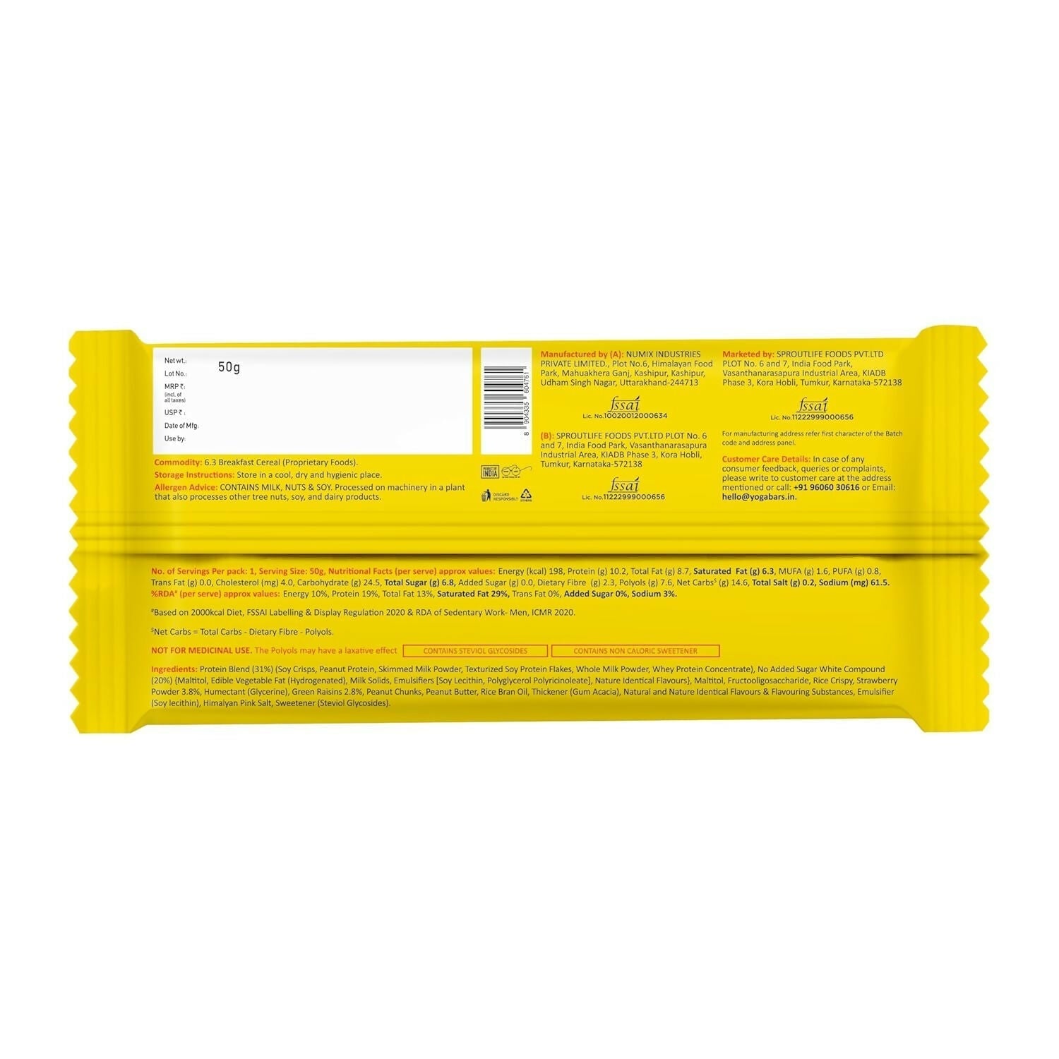Yoga Bar Crunch Mixed Berries Protein Bar  Grab2Buy Yoga Bar Grab2Buy